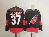 Hurricanes 37 Andrei Svechnikov Black 2020-21 Reverse Retro Adidas Jersey,baseball caps,new era cap wholesale,wholesale hats